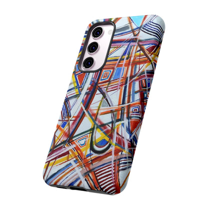 Phone Case with "Raceday at the Brickyard" painting design