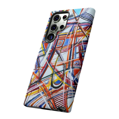Phone Case with "Raceday at the Brickyard" painting design