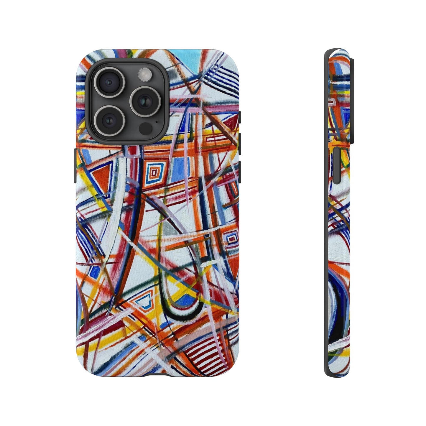 Phone Case with "Raceday at the Brickyard" painting design