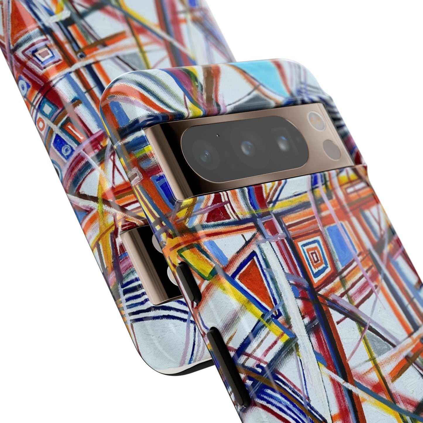 Phone Case with "Raceday at the Brickyard" painting design