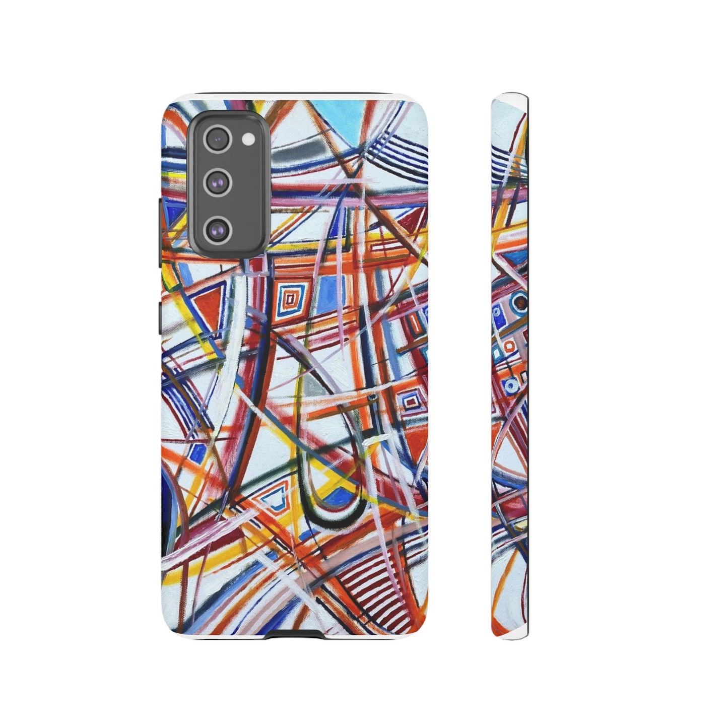 Phone Case with "Raceday at the Brickyard" painting design