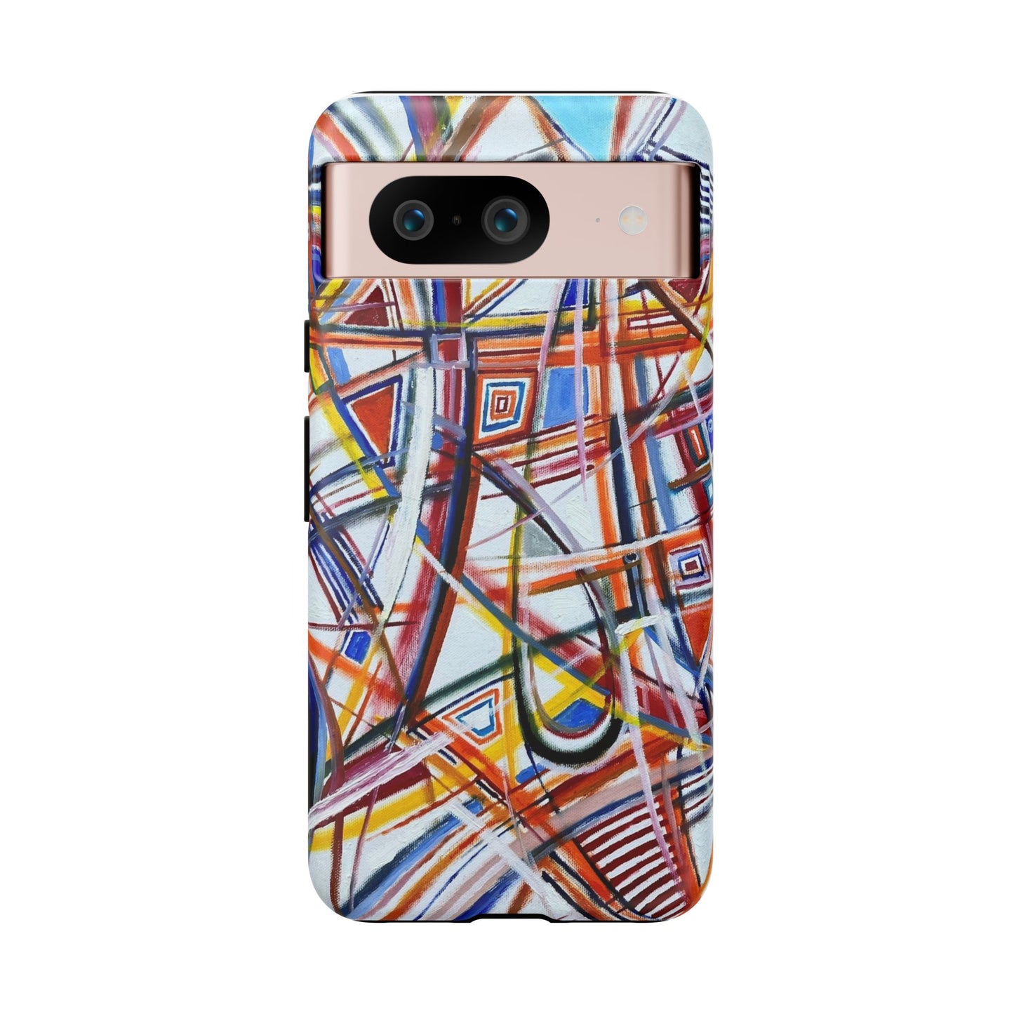Phone Case with "Raceday at the Brickyard" painting design