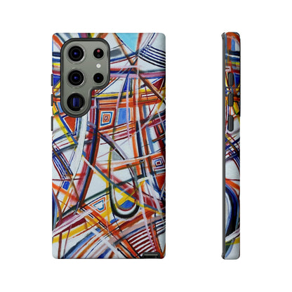 Phone Case with "Raceday at the Brickyard" painting design