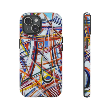 Phone Case with "Raceday at the Brickyard" painting design