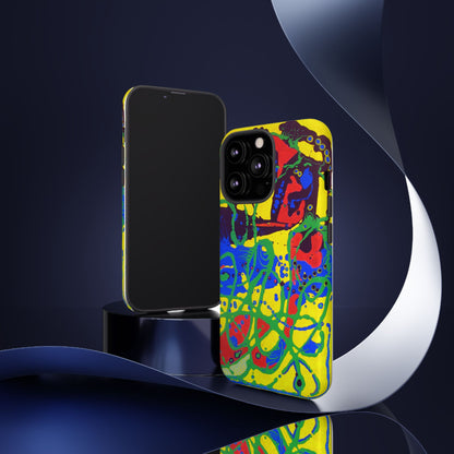 Phone Case, "Trails of a Frog" painting