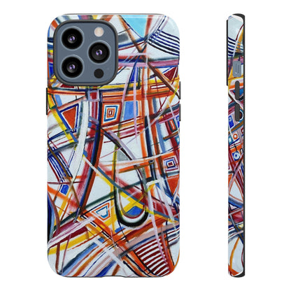 Phone Case with "Raceday at the Brickyard" painting design