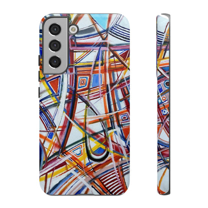 Phone Case with "Raceday at the Brickyard" painting design