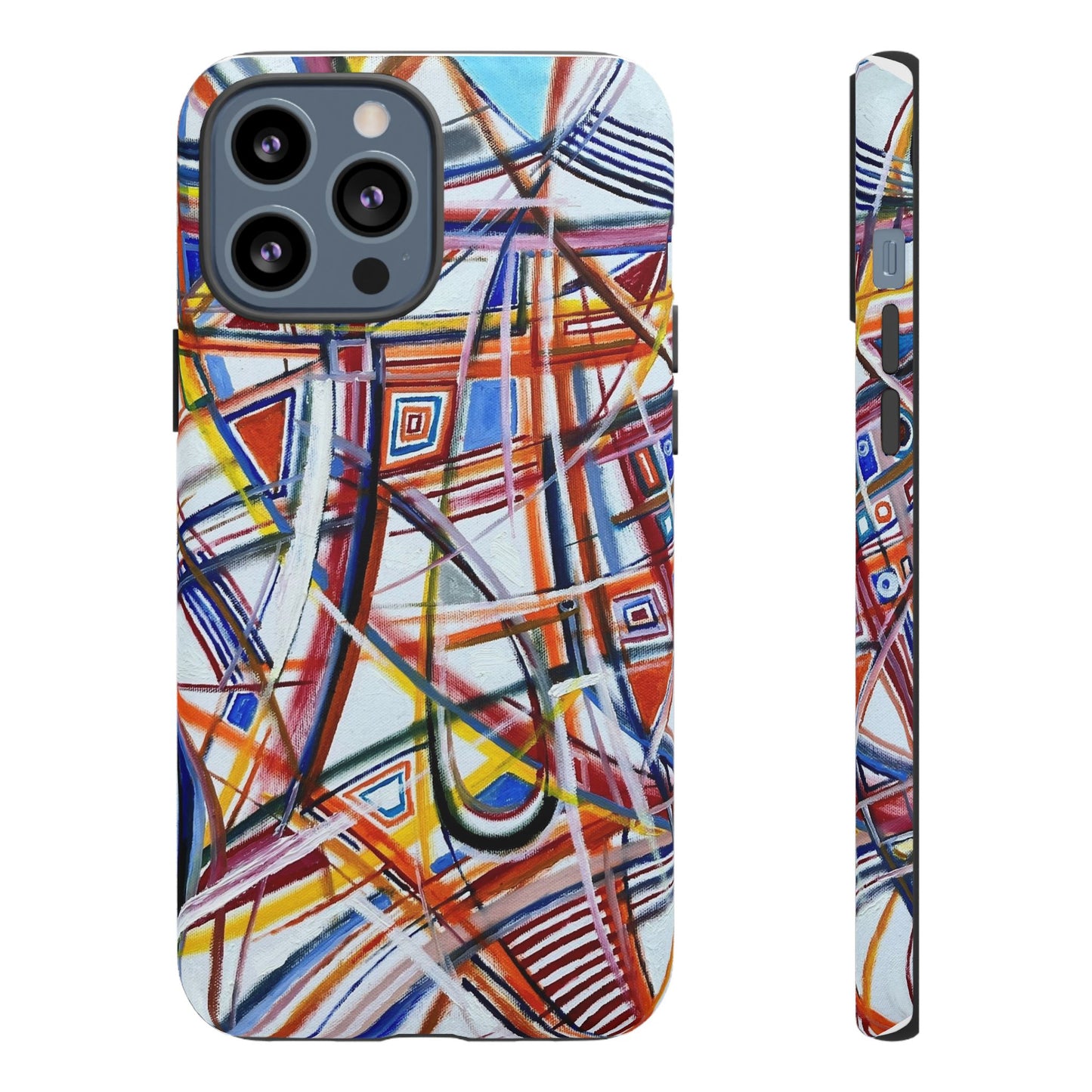 Phone Case with "Raceday at the Brickyard" painting design