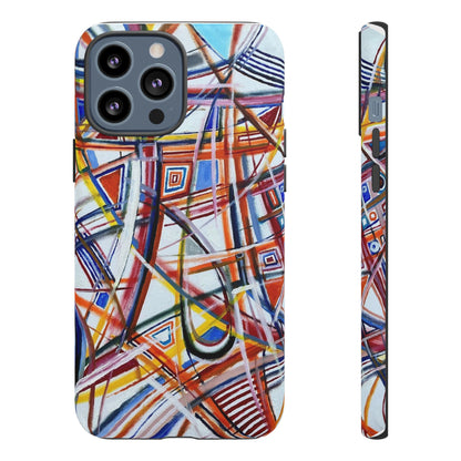Phone Case with "Raceday at the Brickyard" painting design