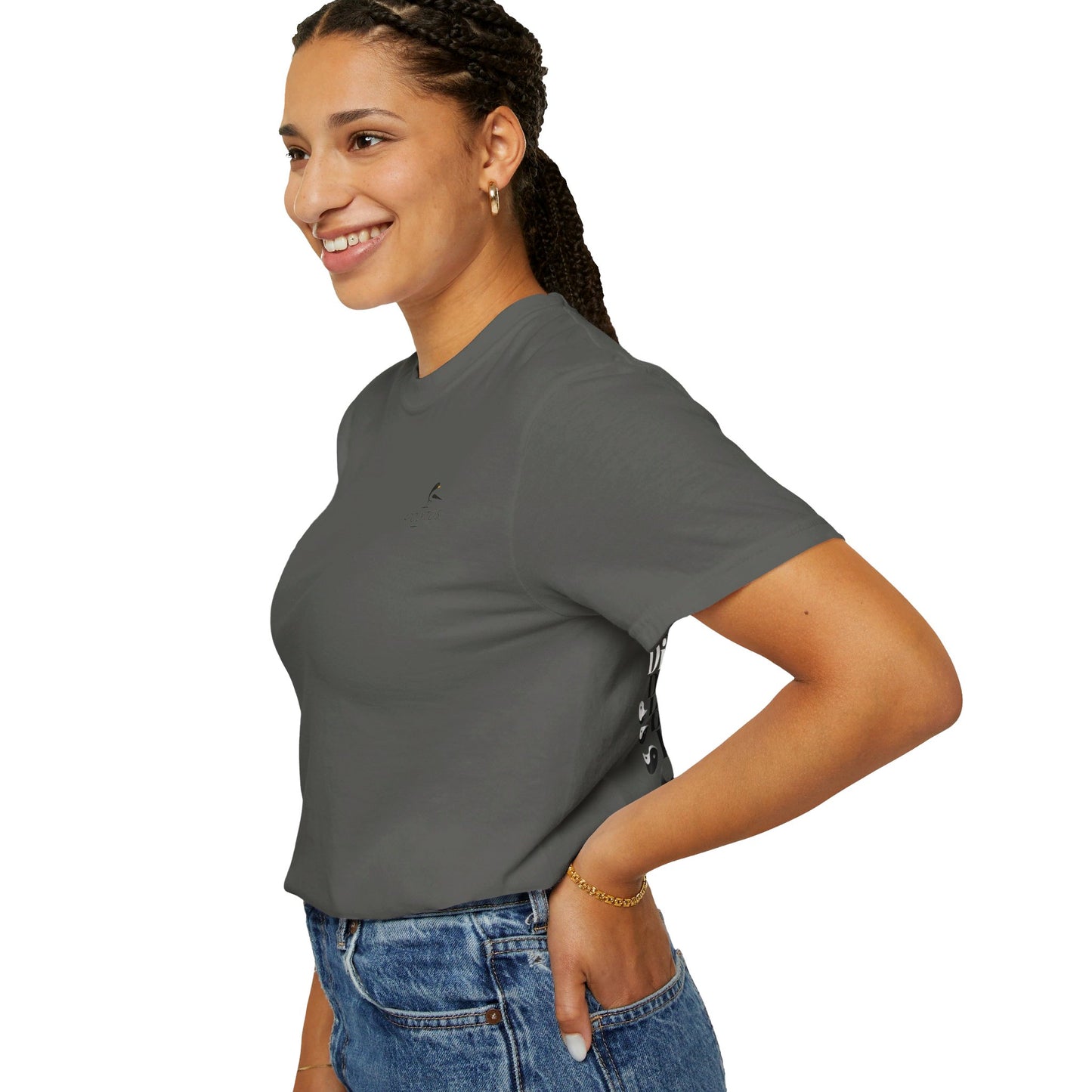 T-Shirt "Discover Your Balance" with the Transforming Yinyang