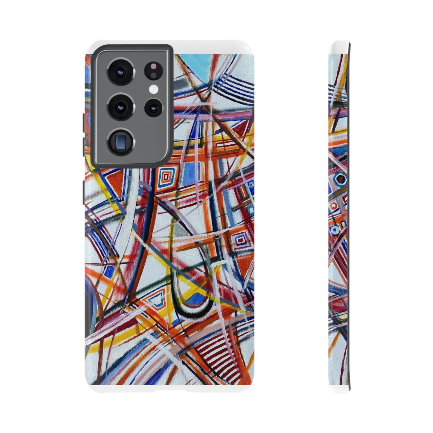Phone Case with "Raceday at the Brickyard" painting design