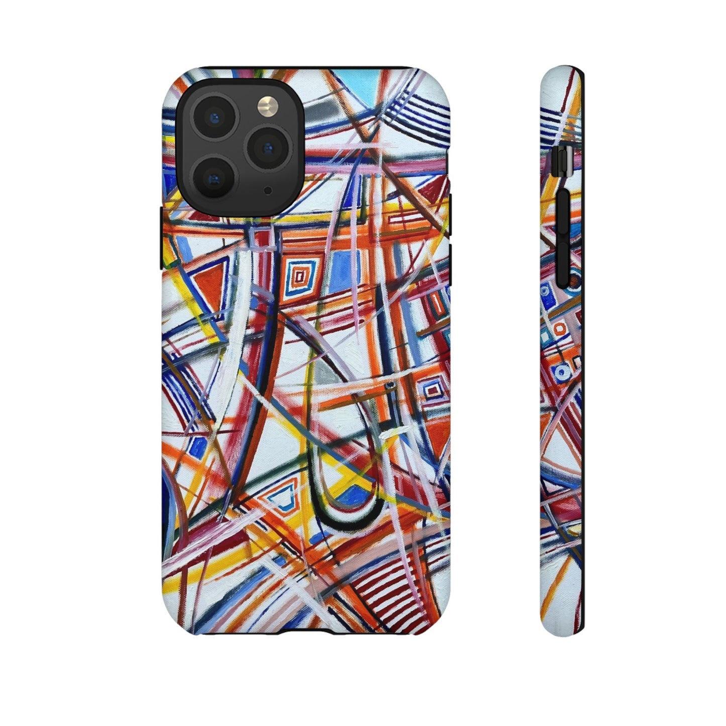 Phone Case with "Raceday at the Brickyard" painting design