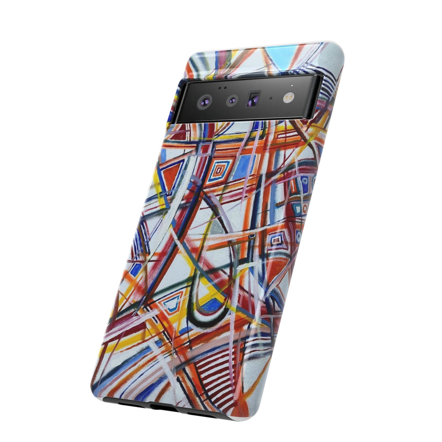 Phone Case with "Raceday at the Brickyard" painting design