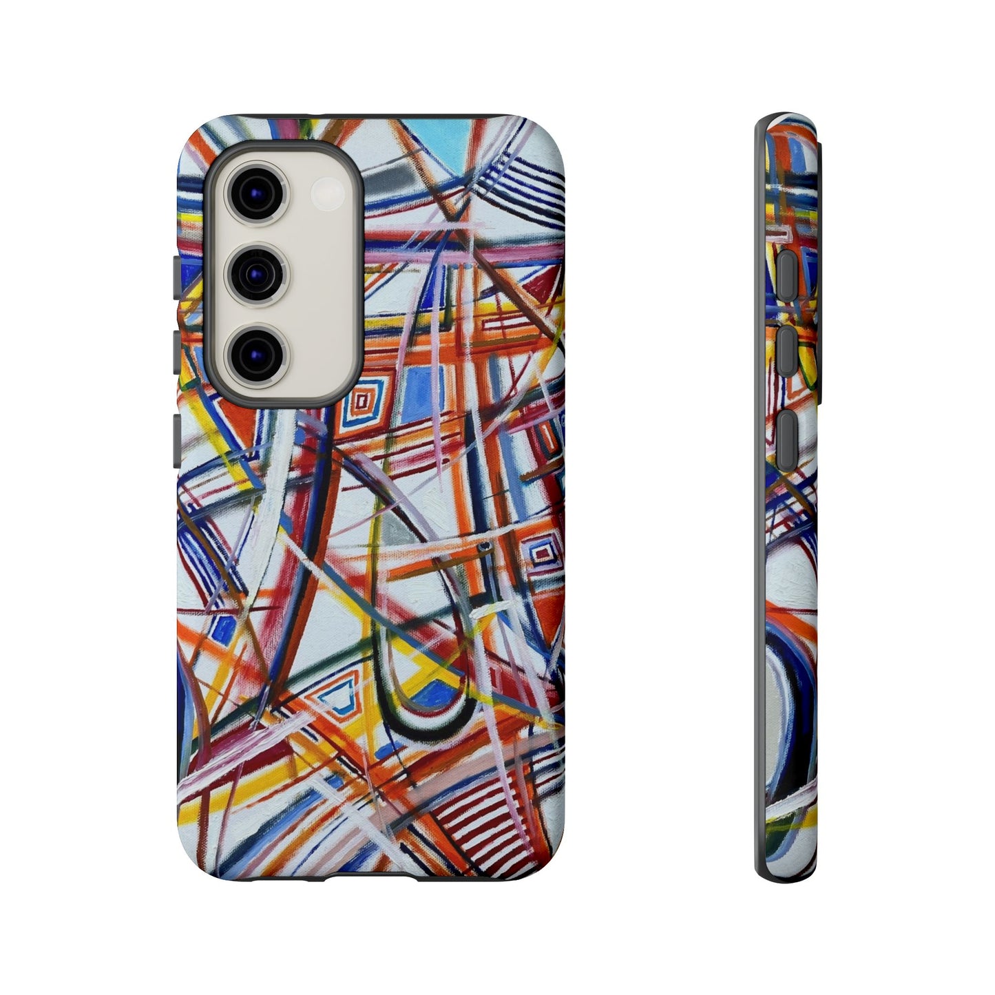 Phone Case with "Raceday at the Brickyard" painting design