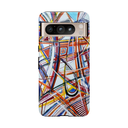 Phone Case with "Raceday at the Brickyard" painting design