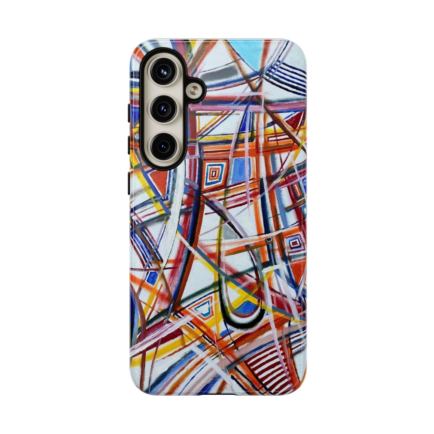 Phone Case with "Raceday at the Brickyard" painting design