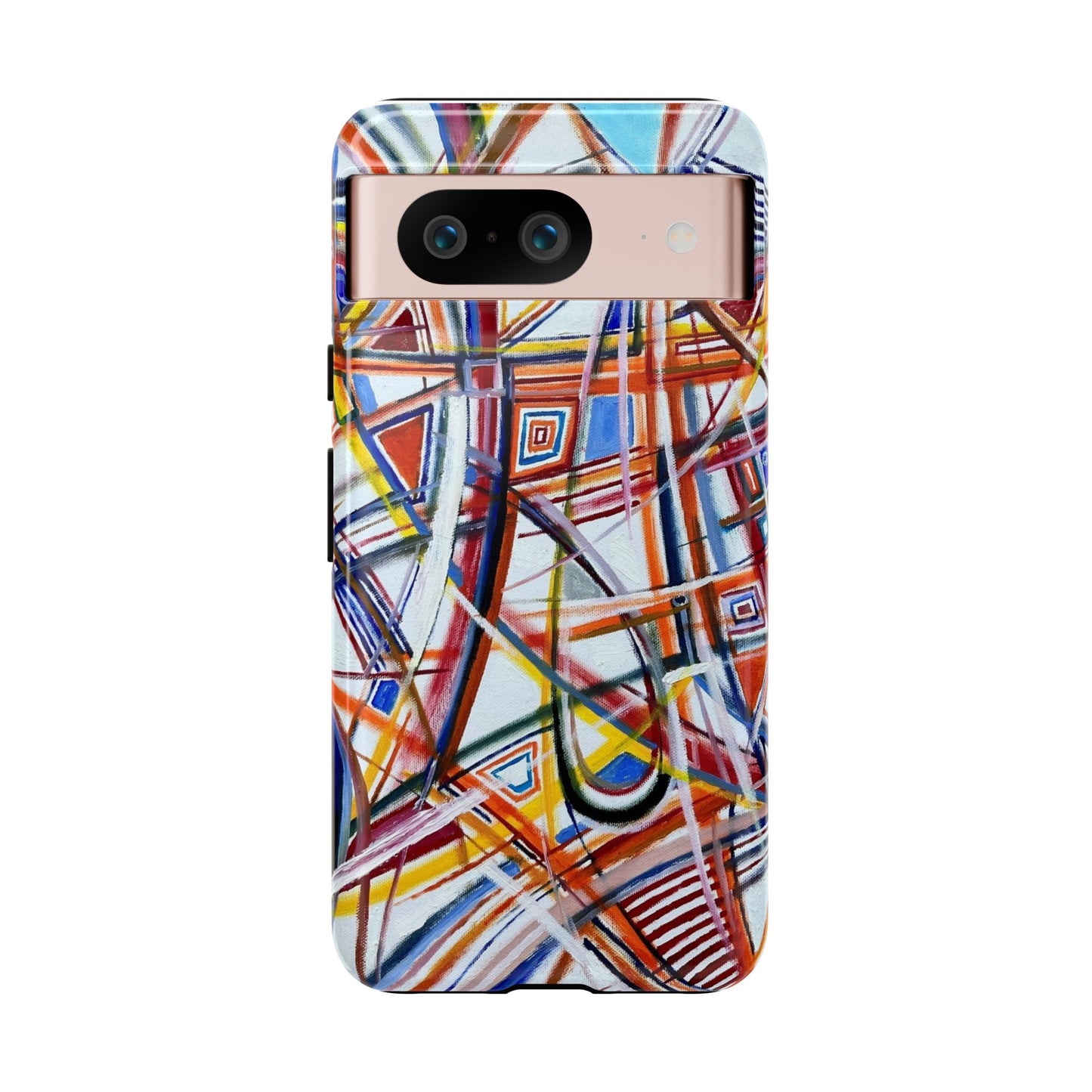Phone Case with "Raceday at the Brickyard" painting design