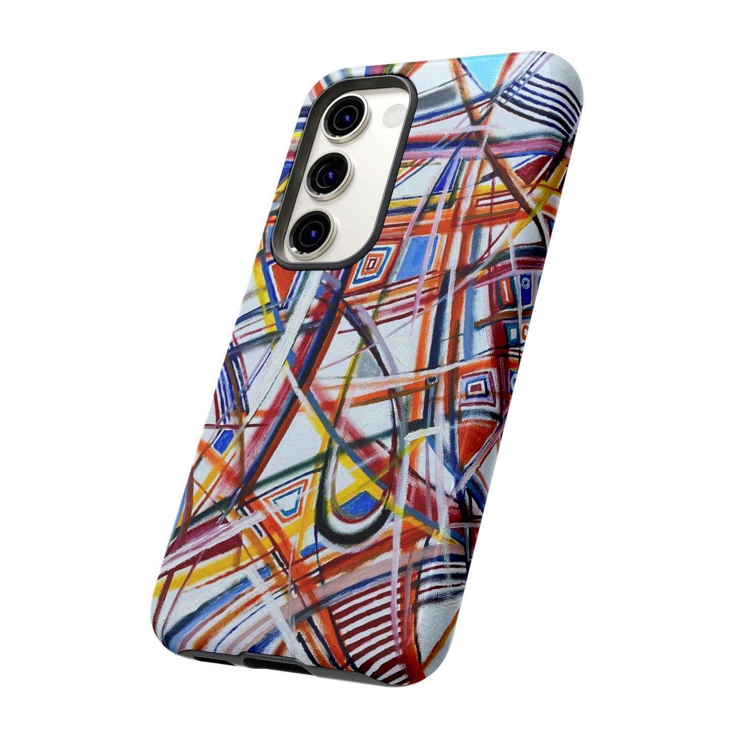 Phone Case with "Raceday at the Brickyard" painting design
