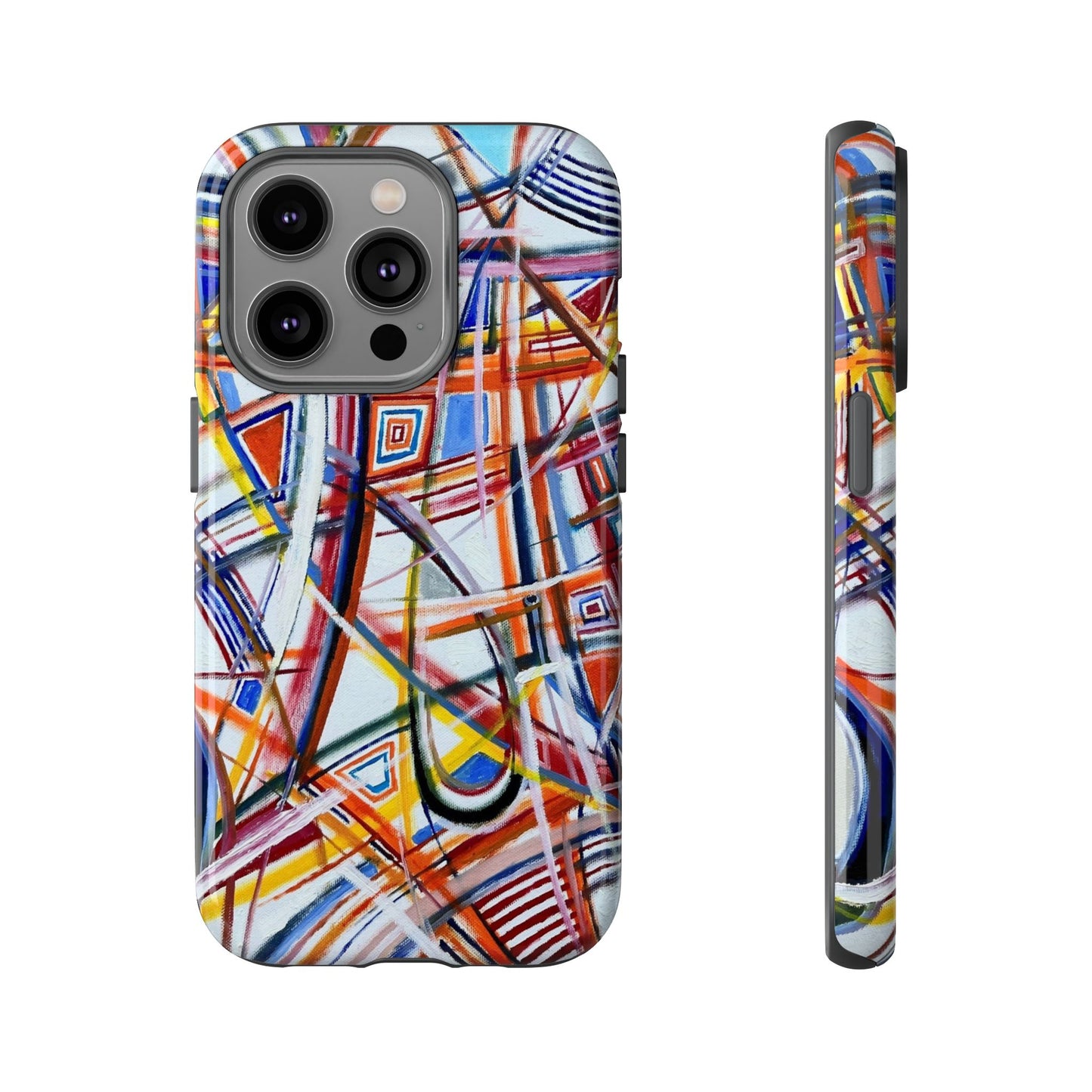 Phone Case with "Raceday at the Brickyard" painting design