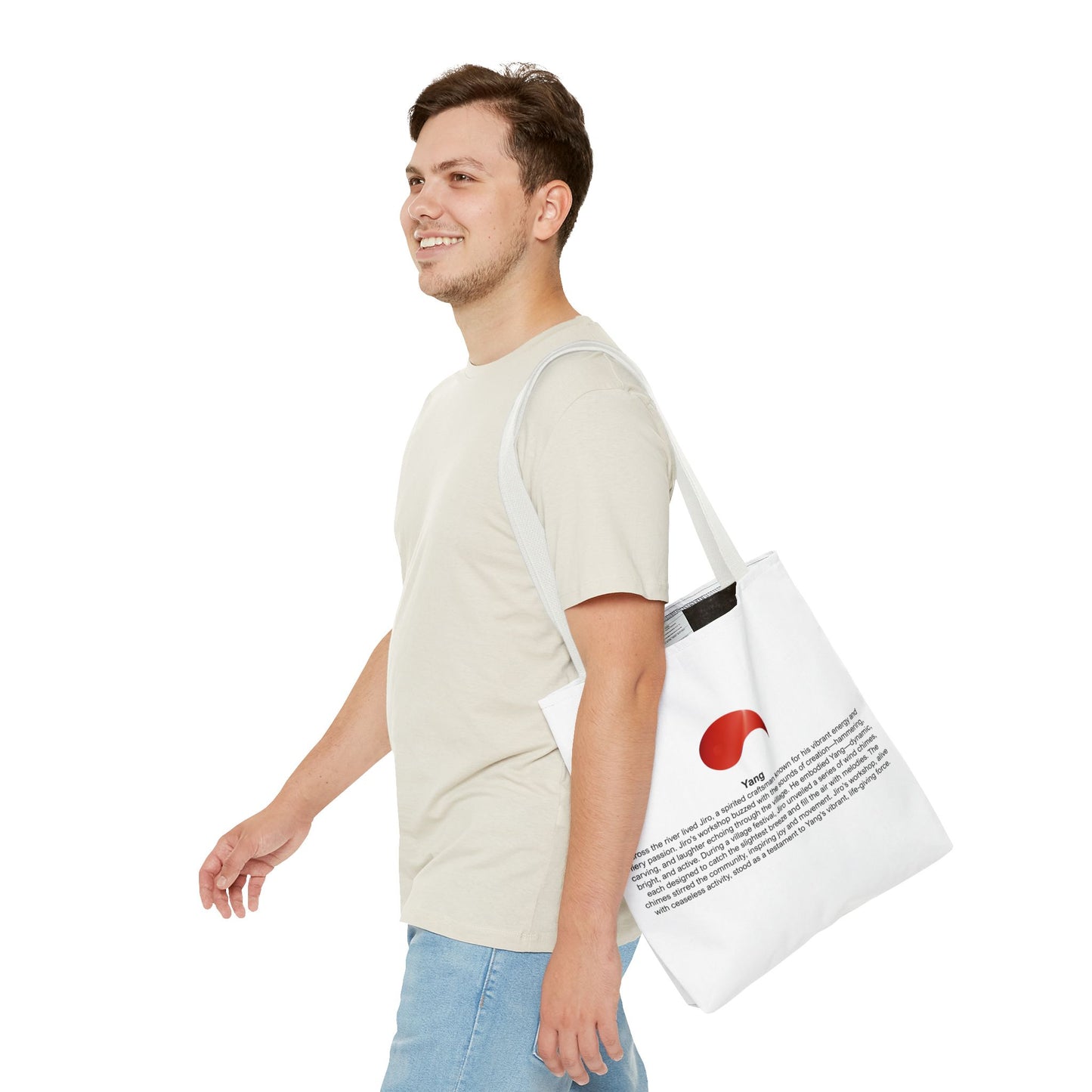 Yin and Yang Taegeuk Style Tote Bag