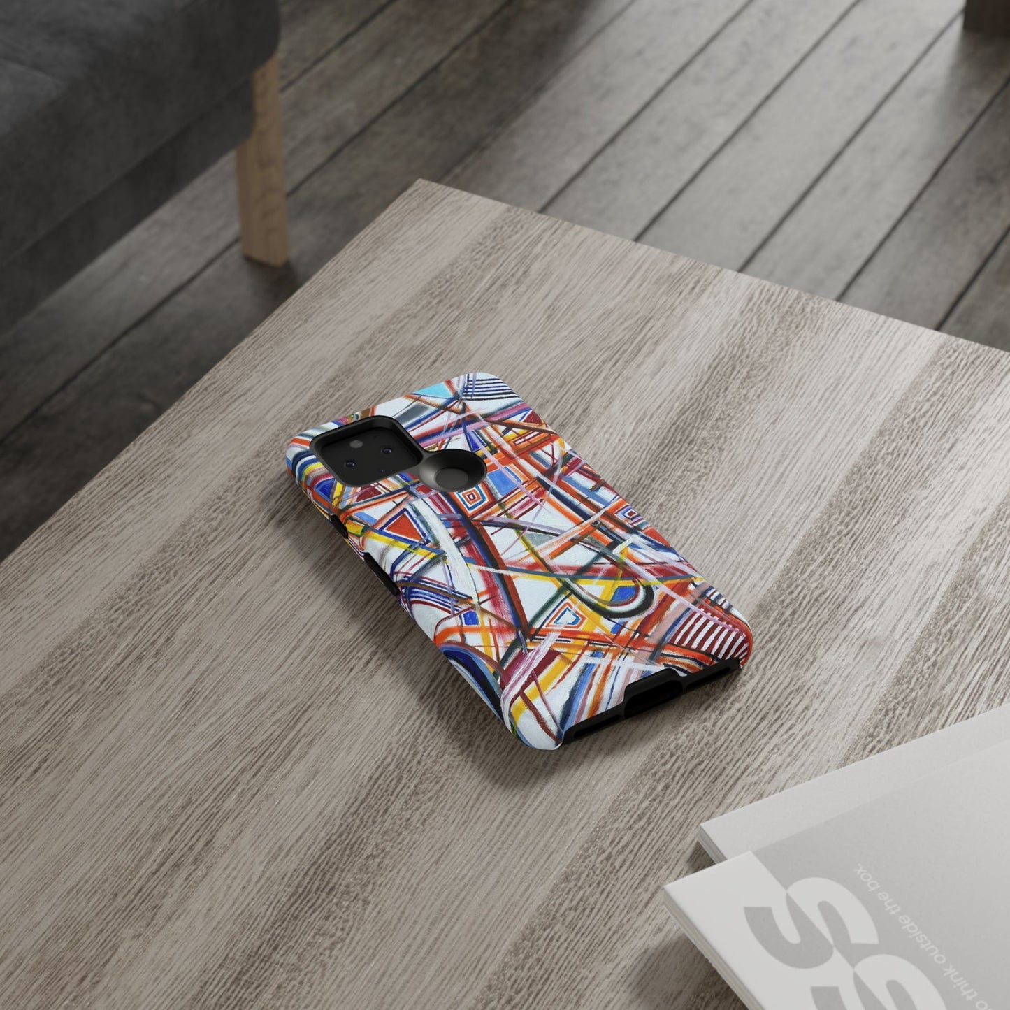 Phone Case with "Raceday at the Brickyard" painting design