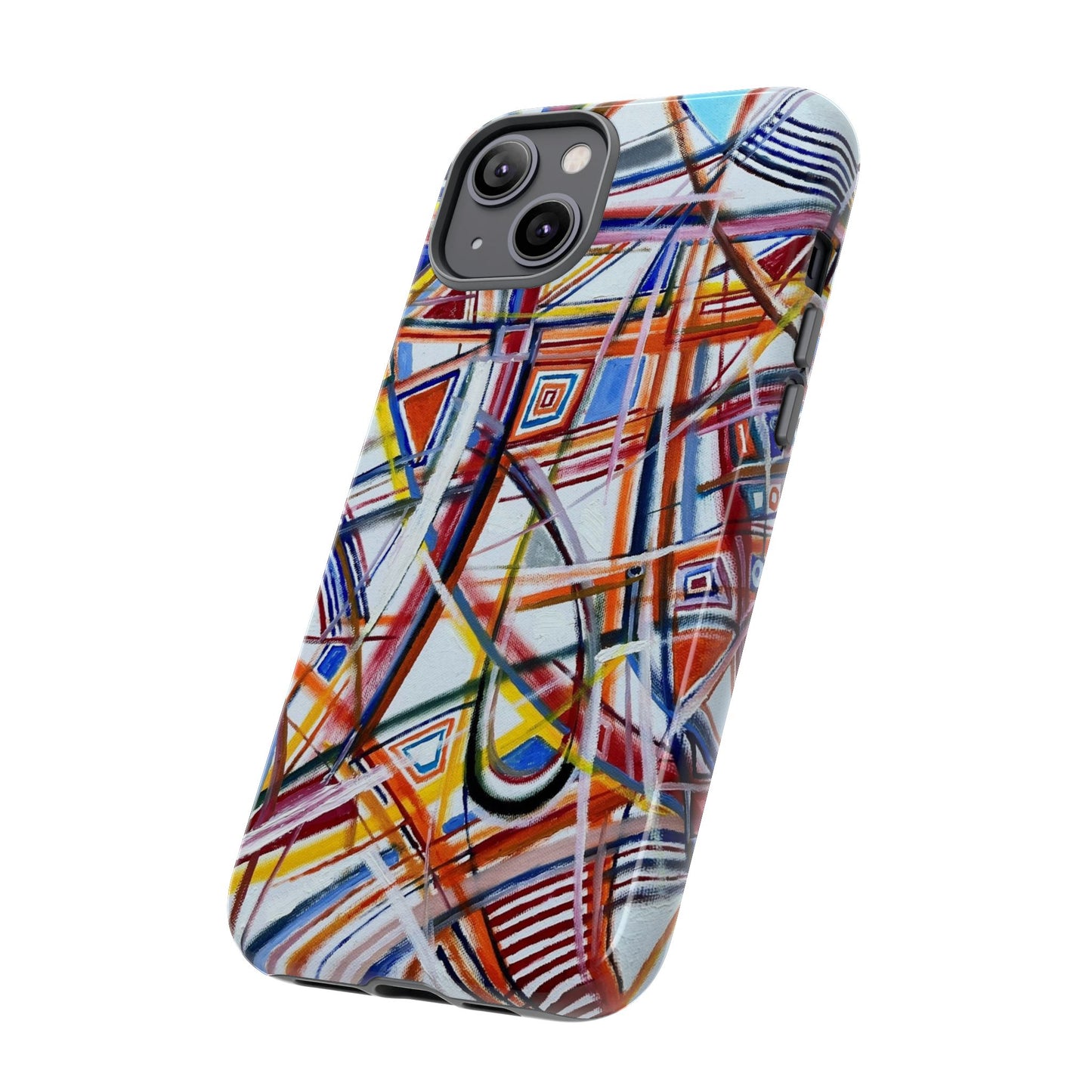 Phone Case with "Raceday at the Brickyard" painting design