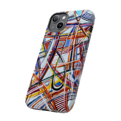 Phone Case with "Raceday at the Brickyard" painting design