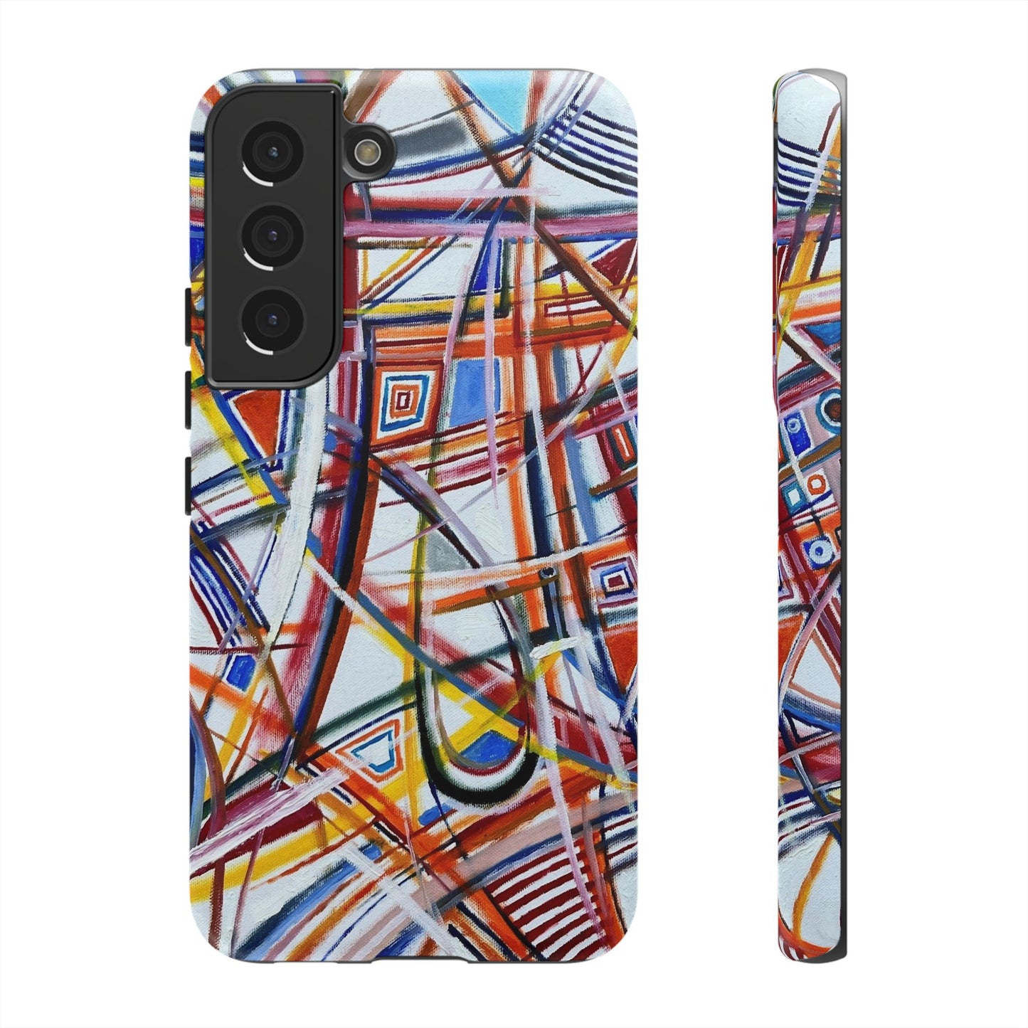 Phone Case with "Raceday at the Brickyard" painting design