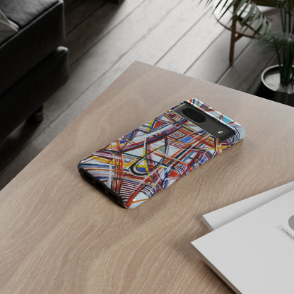 Phone Case with "Raceday at the Brickyard" painting design