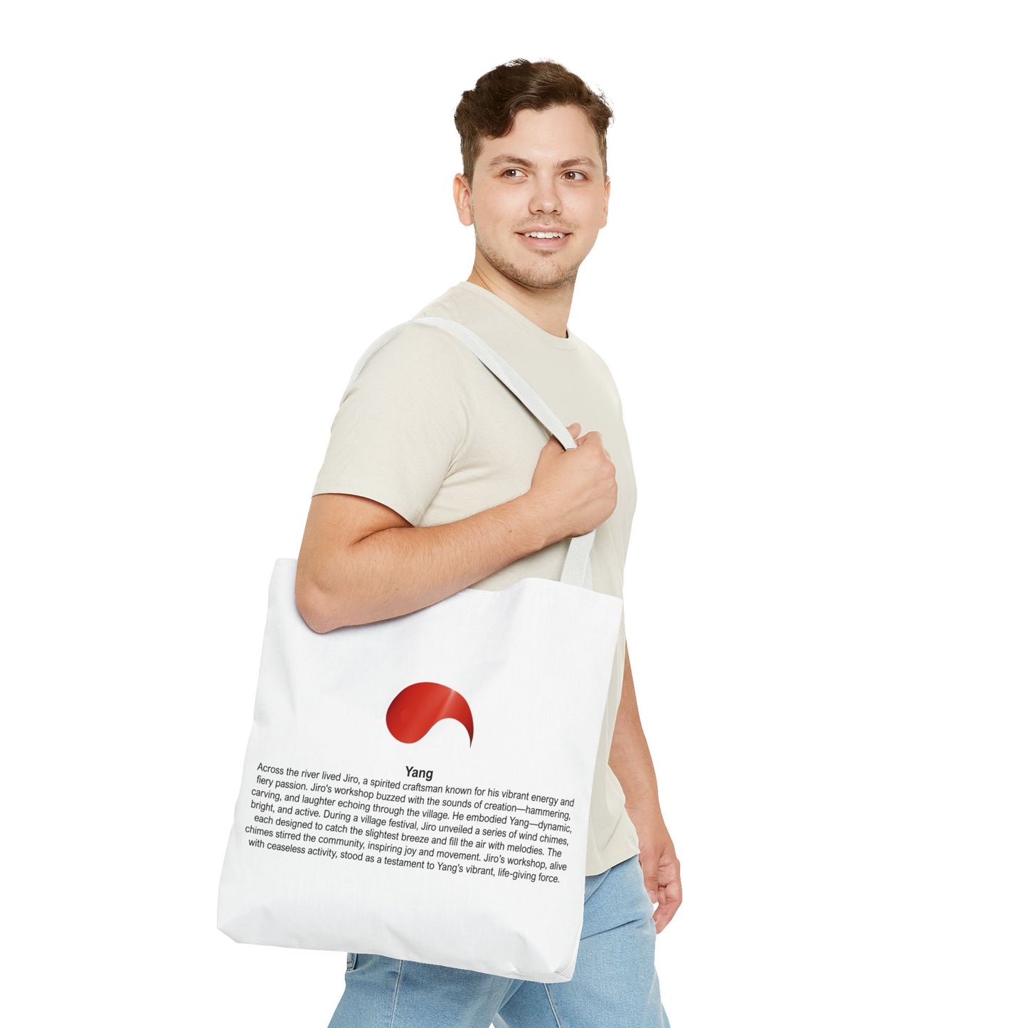 Yin and Yang Taegeuk Style Tote Bag