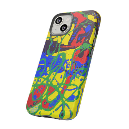 Phone Case, "Trails of a Frog" painting
