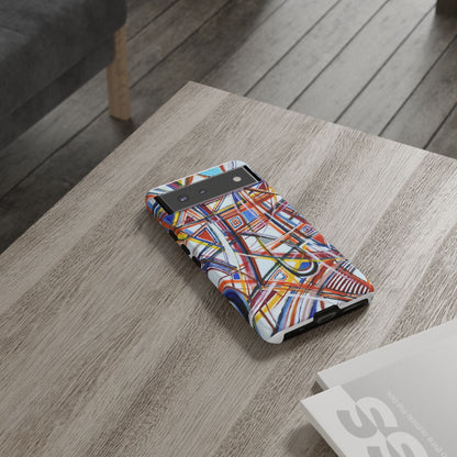 Phone Case with "Raceday at the Brickyard" painting design