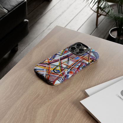 Phone Case with "Raceday at the Brickyard" painting design