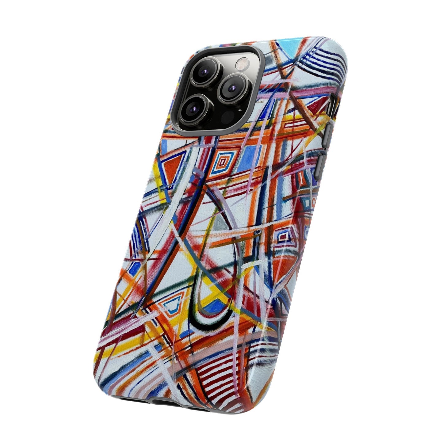 Phone Case with "Raceday at the Brickyard" painting design