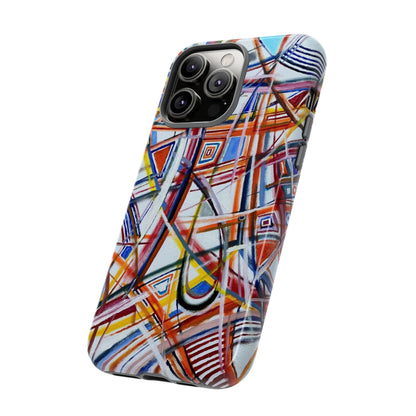 Phone Case with "Raceday at the Brickyard" painting design