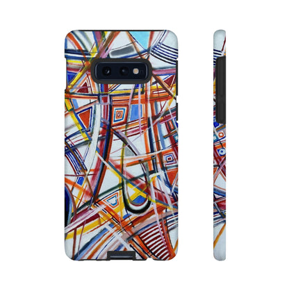 Phone Case with "Raceday at the Brickyard" painting design