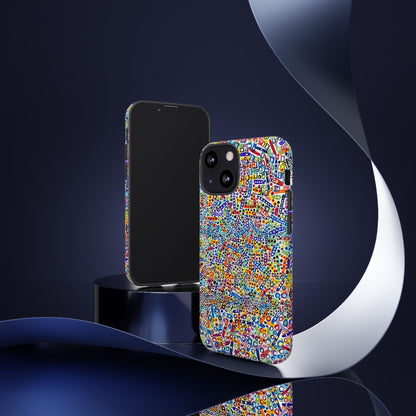 Phone Case "Imbrications" Painting