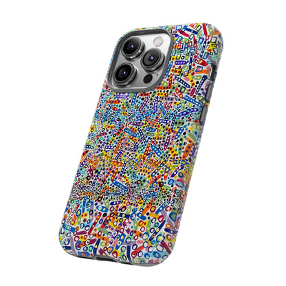 Phone Case "Imbrications" Painting