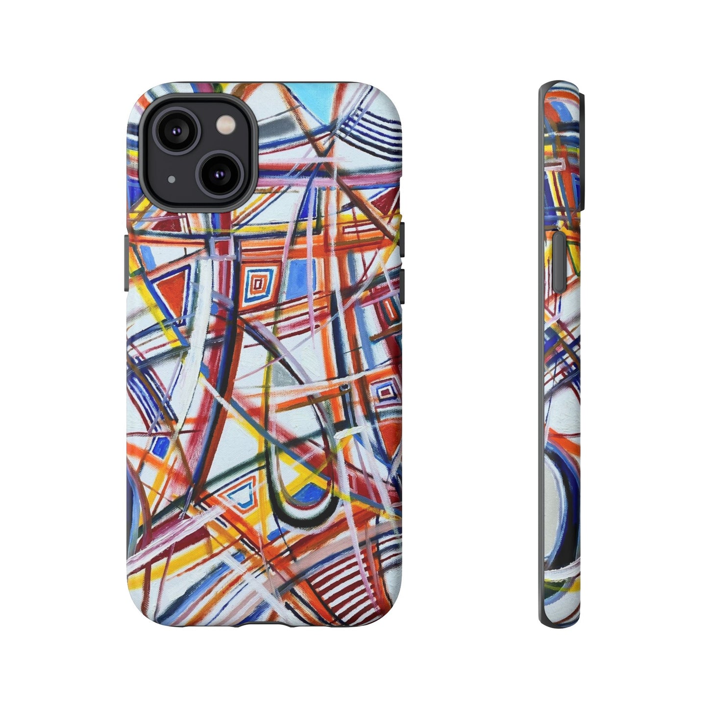 Phone Case with "Raceday at the Brickyard" painting design