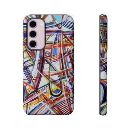 Phone Case with "Raceday at the Brickyard" painting design