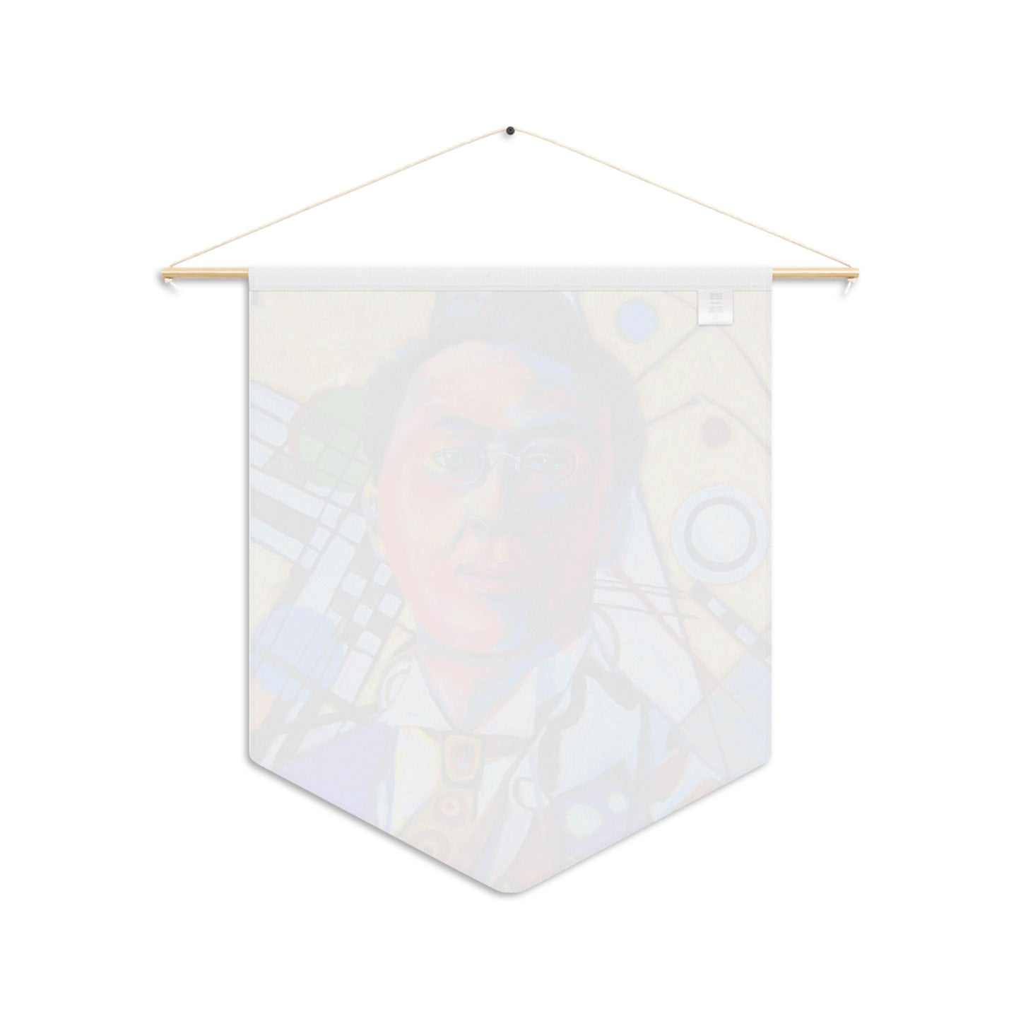 Pennant with Kandinsky portrait painting