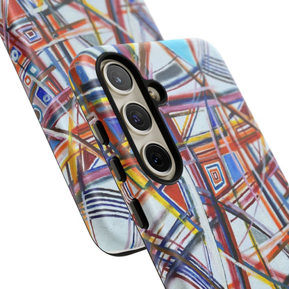 Phone Case with "Raceday at the Brickyard" painting design