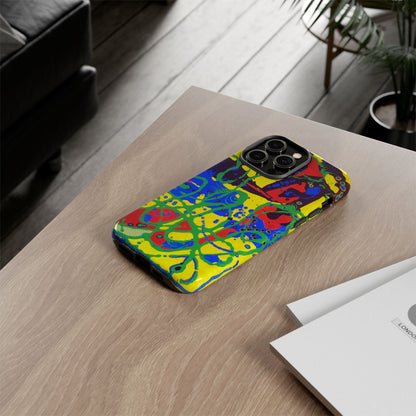 Phone Case, "Trails of a Frog" painting