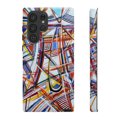 Phone Case with "Raceday at the Brickyard" painting design