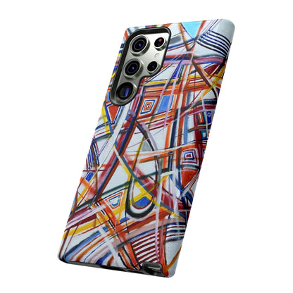 Phone Case with "Raceday at the Brickyard" painting design