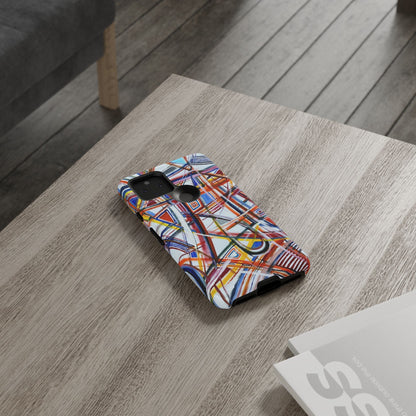 Phone Case with "Raceday at the Brickyard" painting design