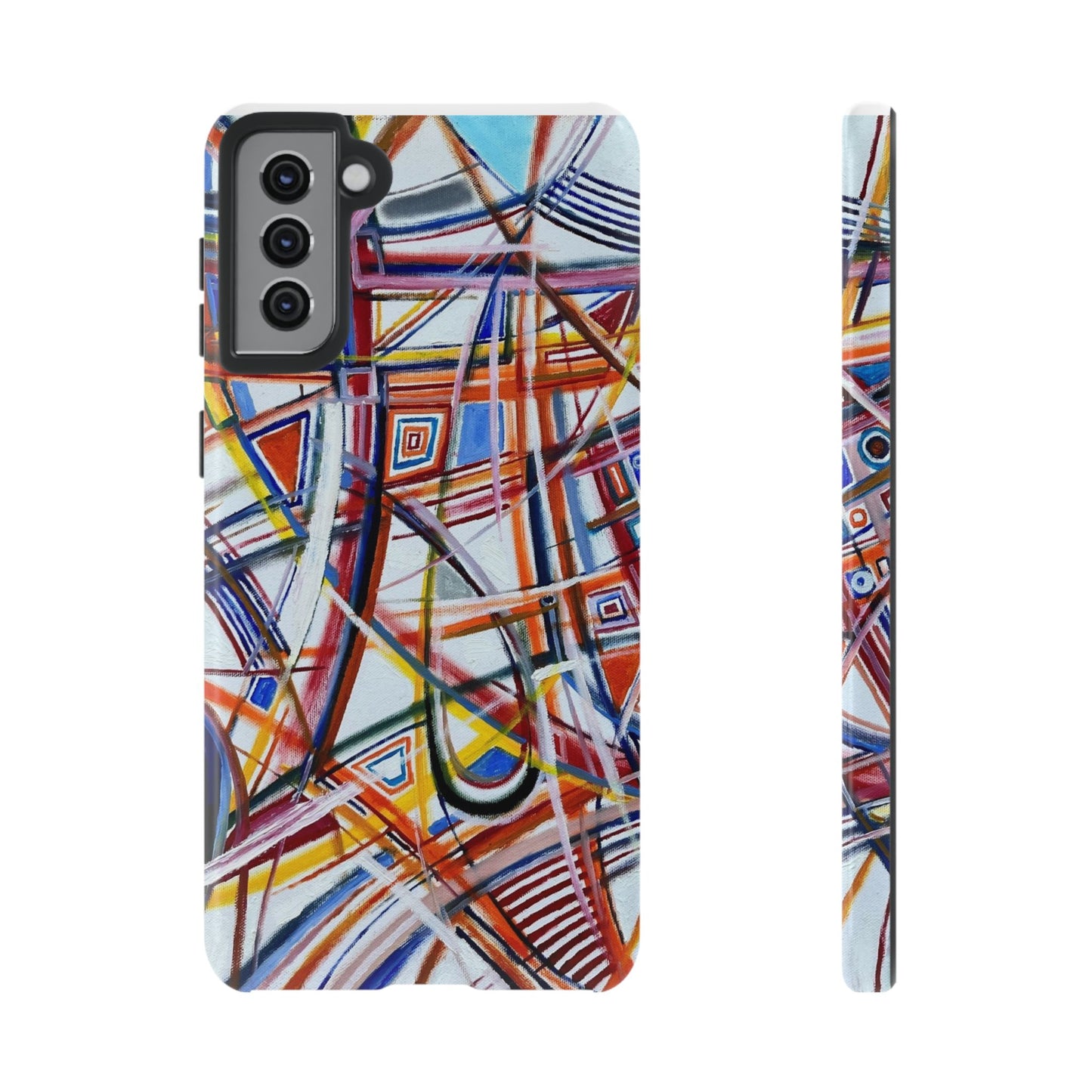 Phone Case with "Raceday at the Brickyard" painting design