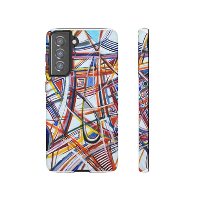 Phone Case with "Raceday at the Brickyard" painting design