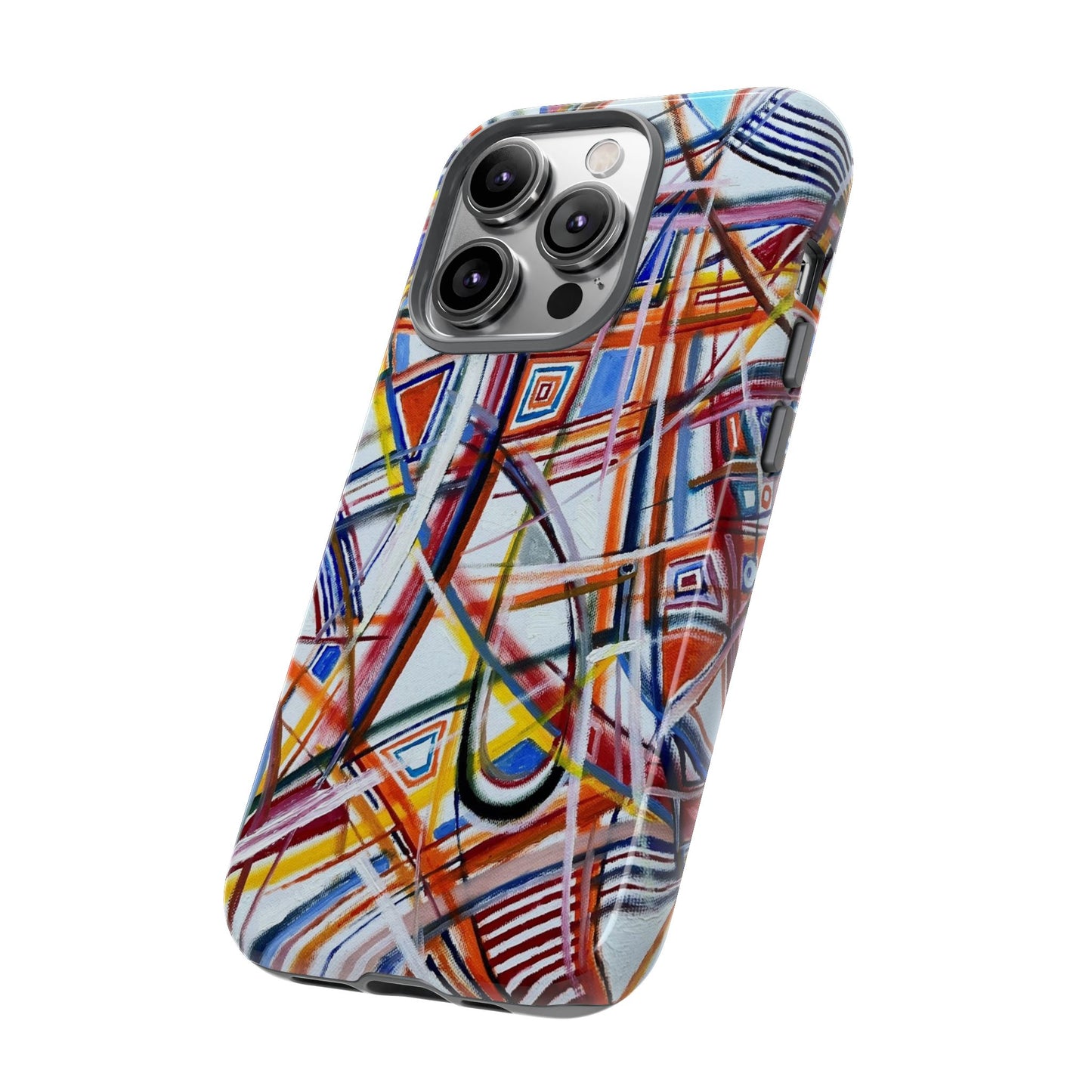 Phone Case with "Raceday at the Brickyard" painting design