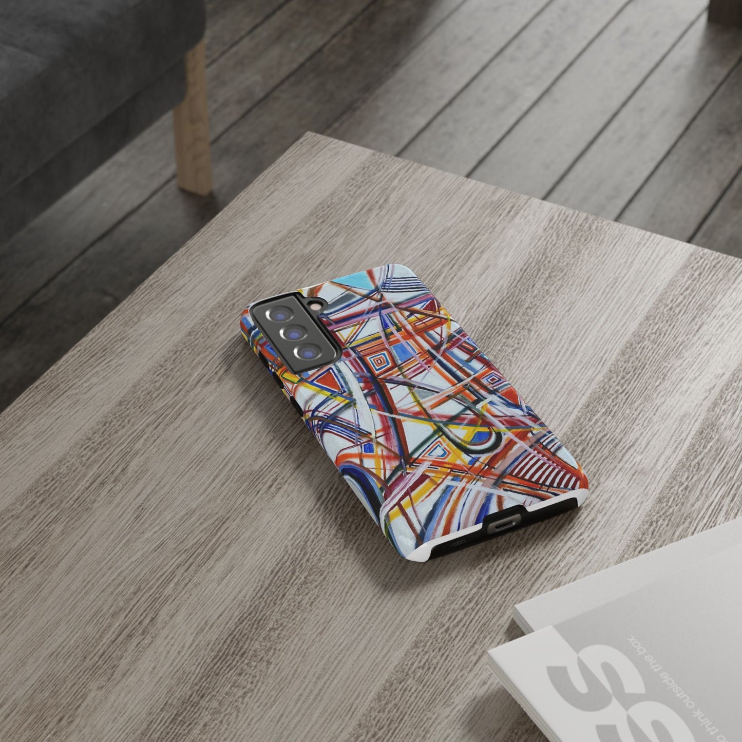 Phone Case with "Raceday at the Brickyard" painting design